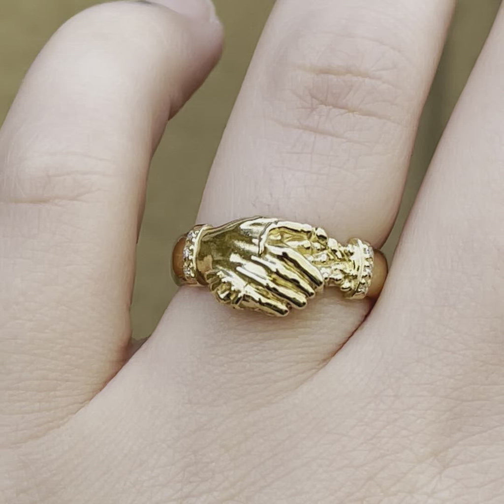 Shop 14k Solid Yellow Gold Detachable Ring | Chordia Jewels